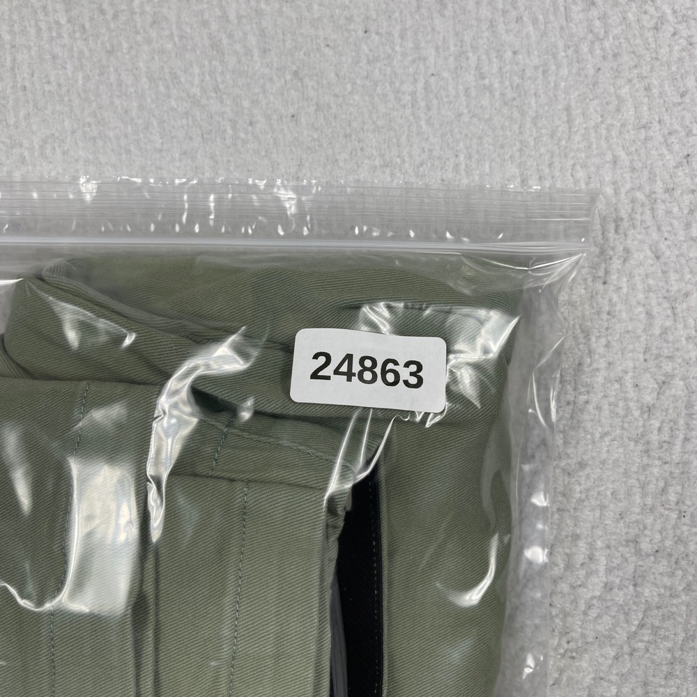 Everlane Pull On Pants Mens Large Olive Green Organic Easy Pant Stretch Tapered - Picture 9 of 9